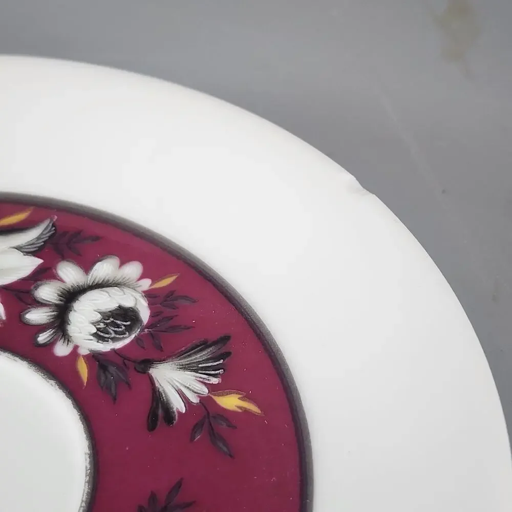 Winterling Tea Coffee Dessert Set 20 Pieces Red Floral Number 35